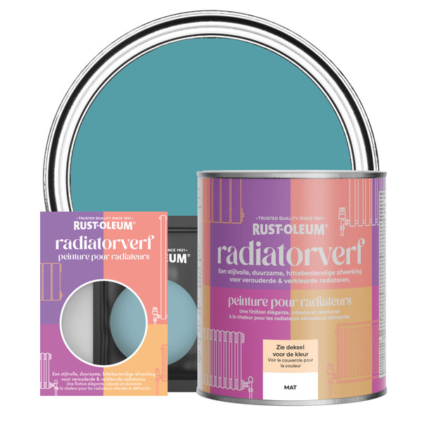 Radiatorverf, Mat  - Petrol