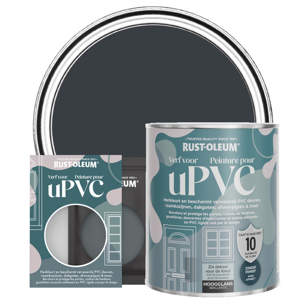 Verf voor PVC, Hoogglans - Antraciet