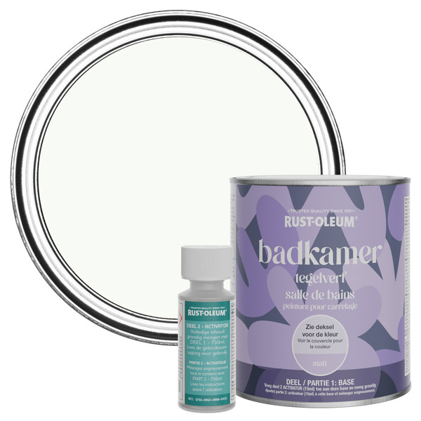 Badkamer tegelverf, Mat - Delicaat