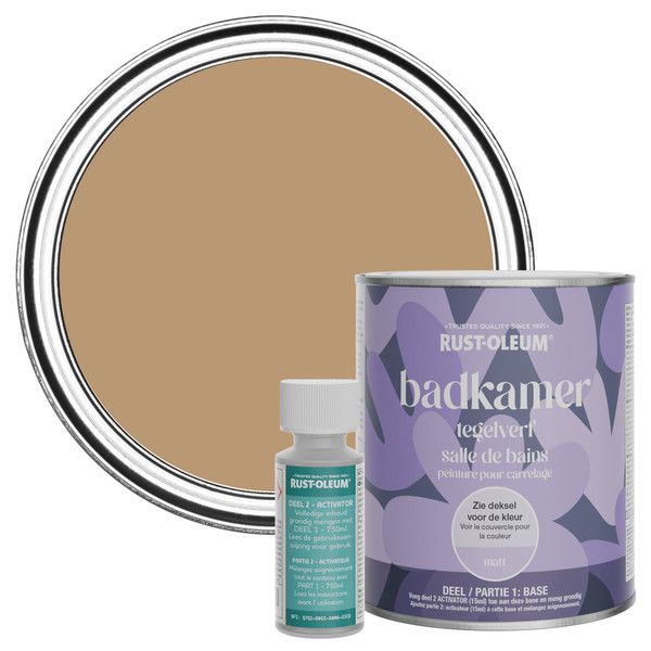 Badkamer tegelverf, Mat - Argile