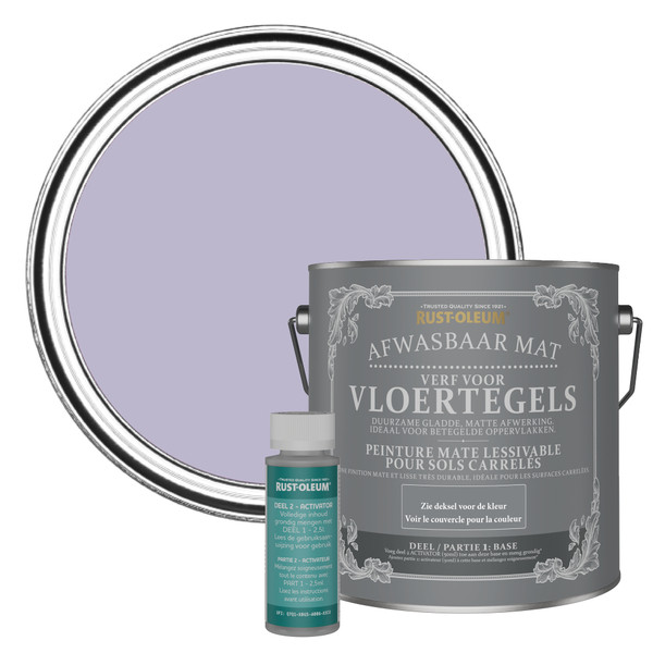 Vloertegelverf, Mat - Blauwe regen