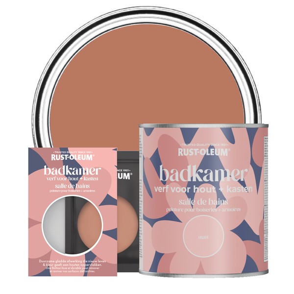 Badkamer verf voor hout en kasten, Mat  - Siena