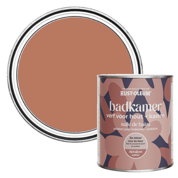 Badkamer verf voor hout en kasten, Zijdeglans  - Siena