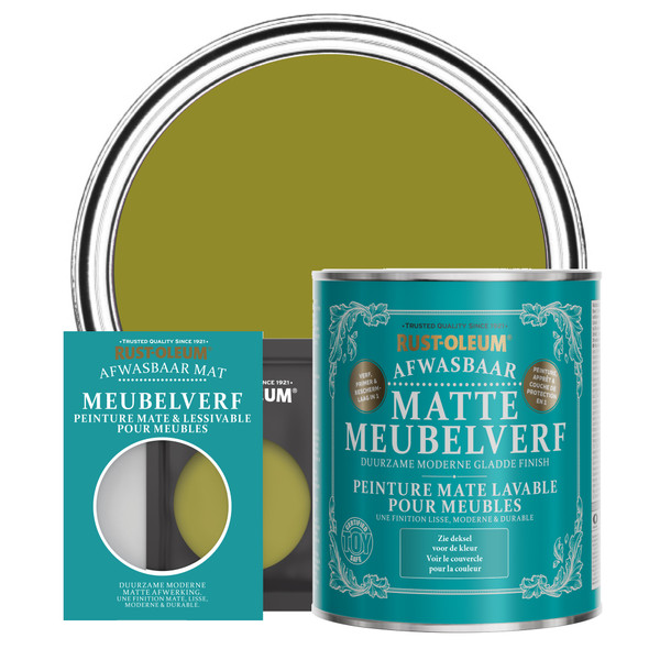 Meubelverf, Mat - Olijf