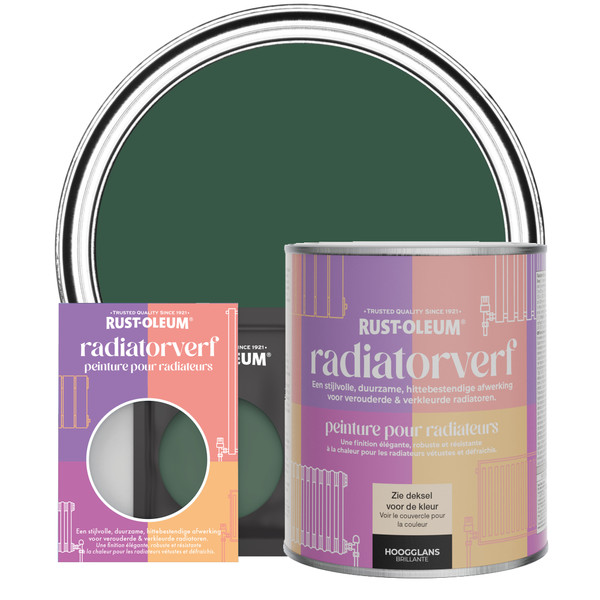 Radiatorverf, Hoogglans - Dennenbos