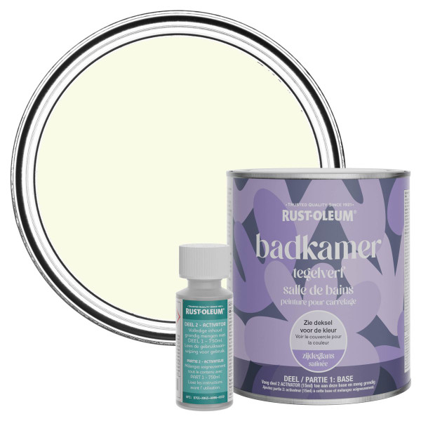 Badkamer tegelverf, Zijdeglans - Zandkoek