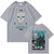 Anime Kaiju No 8 T-shirt Harajuku O-neck Casual Shirt