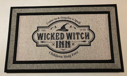Wicked Witch Inn Welcome Door Mat