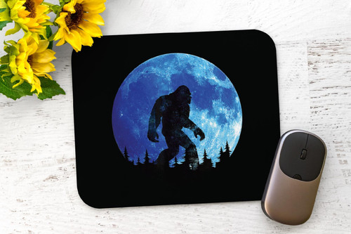 Bigfoot Blue Moon on a mousepad.
