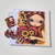 Car Coasters - Clockwork Valentine- Steampunk Heart - Fairy with Butterfly Wings - Jasmine Artwork