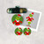 Grinch Car Accessory Christmas Gift Set - Coasters, soft cloth Towel, Air Freshener