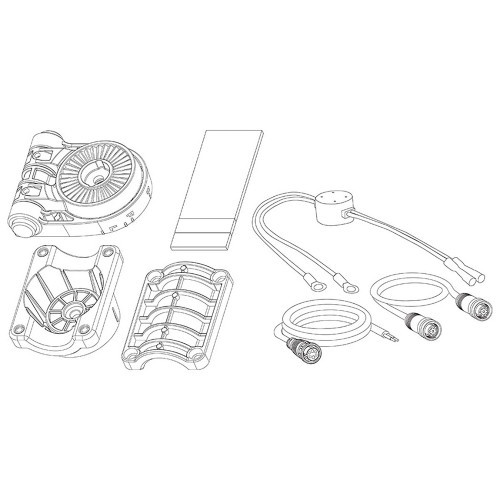 Humminbird 700068-1 Open Water Adapter Kit - MEGA Live