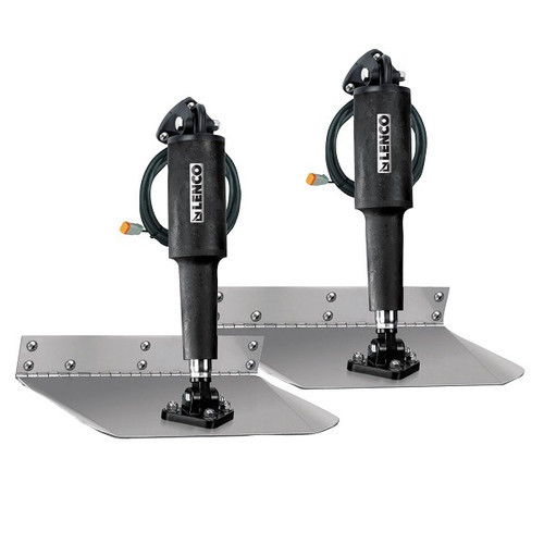 Lenco 9" x 18" Electric Trim Tab Kit without Switch