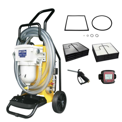 Reverso DFS 600 Diesel Fuel Service Cart - Starter Pack 2 - 110V - 600 GPH