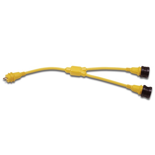 Marinco Y Shore Power Adapter 30A Boat to 30A Dock