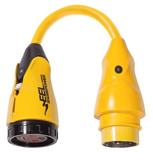 Marinco EEL Pigtail Shore Power Adapter 50A Dock to 30A Boat