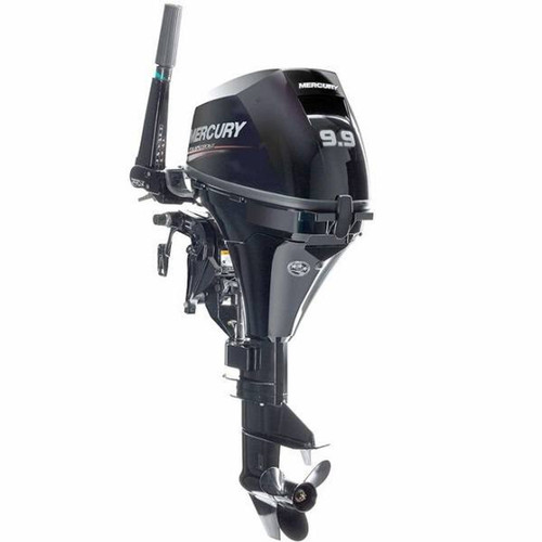 Mercury 9.9HP 4-Stroke Outboard Motor Tiller Electric Start 1F10301BK 15" Shaft