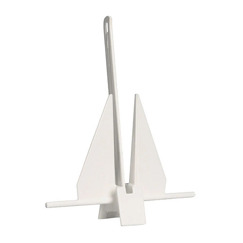 Greenfield Yachting Series PVC Coated Fluke Anchor - WHITE