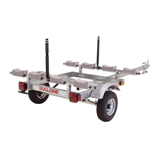 EcoLight 4 Kayak Trailer Package (1 Stacker & 4 sets foam blocks)