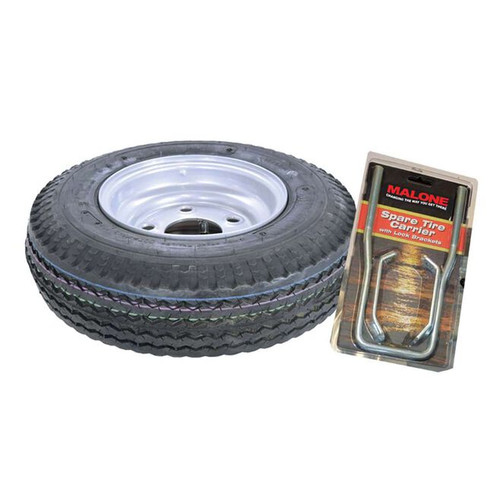 Spare Tire for EcoLight™ and XtraLight™ Trailer - 8" - Includes Lockable Attachment