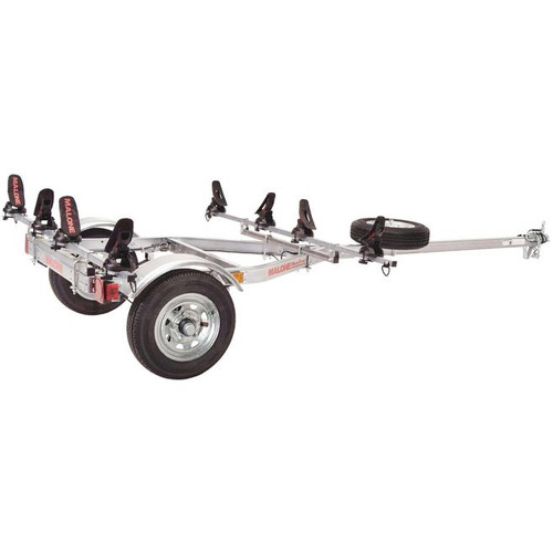 MicroSport LowBed 2 Kayak Trailer Package (2 Sets Saddle Up Pro & Spare Tire)
