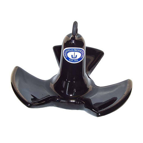 Greenfield Rubber Coated River Anchor - Black