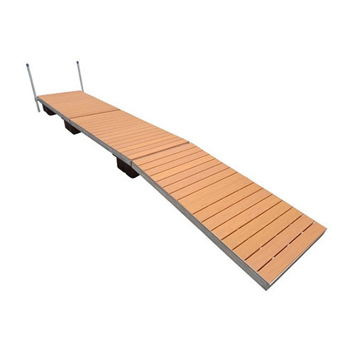 Patriot Docks Floating Dock w/ Brown Aluminum Decking