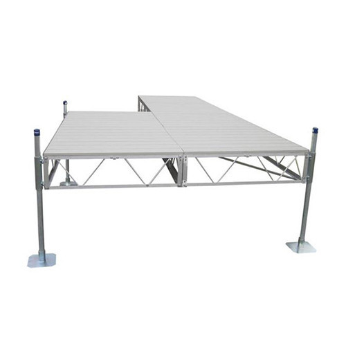 Patriot Docks Patio Dock w/ Gray Aluminum Decking