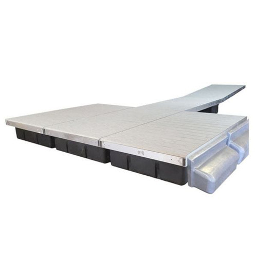 Patriot Docks Premium "T" Floating Dock w/ Gray Aluminum