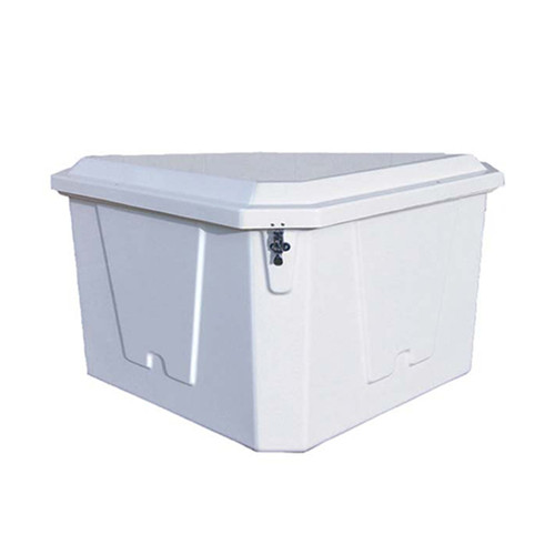 Taylor Made 54" Wide Triangular Fiberglass Dock Box