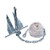 Hooker Quik-Set Galvanized Slip-Ring Anchor Kit