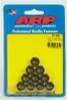 ARP M10x1.25 Sml Clr/Low Head 12PT Nut Kit 8740 Chrome Moly Black - 10 PK