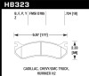 Hawk Chevy / GMC Truck / Hummer LTS Street Rear Brake Pads