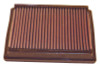 K&N Replacement Air Filter AUDI RS6, 4.2L-V8 (TWIN TURBO); 2002-2003 (2 FILTERS REQUIRED)