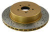 DBA 02-07 Subaru WRX STi 10 Stud Hole Rear Drilled & Slotted Street Series Rotor