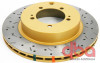 DBA 03-05 Evo 8/9 Rear Drilled & Slotted 4000 Series Rotor