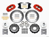 Wilwood Narrow Superlite 6R Front Hub Kit 12.88in Drill-Zinc Red Heidts Tri -5 2 inch Drop Spindle