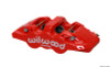 Wilwood Caliper-Aero6-L/H - Red 1.75/1.38/1.38in Pistons 1.25in Disc