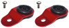 Torque Solution Radiator Mount Combo with Inserts (RED) : Mitsubishi Evolution 7/8/9