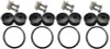 Torque Solution Billet Bumper Quick Release Kit Combo (Black): Universal