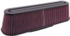 K&N Filter Universal Air Filter Carbon Fiber Top/Base Oval FLG. (8-3/4 x 3-1/4) 4-5/8H