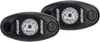 Rigid Industries A-Series Light - Black - High Strength - Natural White - Set of 2