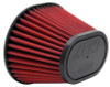 AEM Dryflow Air Filter - Oval 8.5in L x 7in W Base / 6.25in L x 4in W Top / 3.5in Flg / 5.5in Height