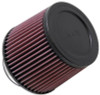 K&N Filter Universal Rubber Filter 3in Flange ID 6in Base OD 5.125in Top OD 5in Height