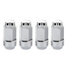 McGard Hex Lug Nut (Cone Seat Bulge Style) M14X1.5 / 22mm Hex / 1.945in. Length (4-Pack) - Chrome