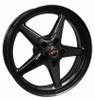 Race Star 92 Drag Star Bracket Racer 18x5 5x115BC 2.00BS Gloss Black Wheel