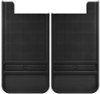 Husky Liners Universal 12in Wide Black Rubber Rear Mud Flaps w/o Weight