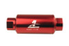 Aeromotive 12340 In-Line Filter AN-10 10 Micron Microglass Element Red Anodize