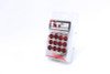 Wheel Mate Monster Lug Nut Caps - Red 14x1.50