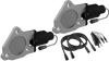 QTP 3in Bolt-On QTEC Dual Electric Cutout Valves - Pair